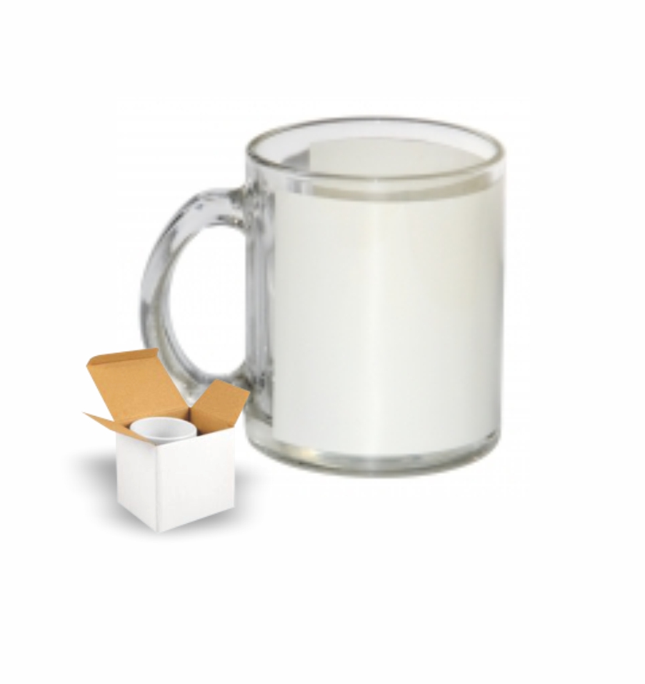 taza parche de vidrio